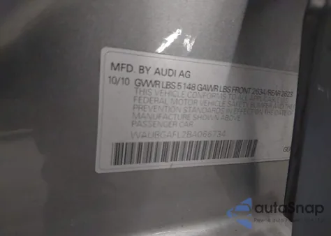 2011 Audi S4 3.0 Premium Plus from USA, damaged, VIN WAUBGAFL2BA066734